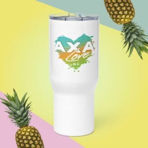 Travel mug with a handle